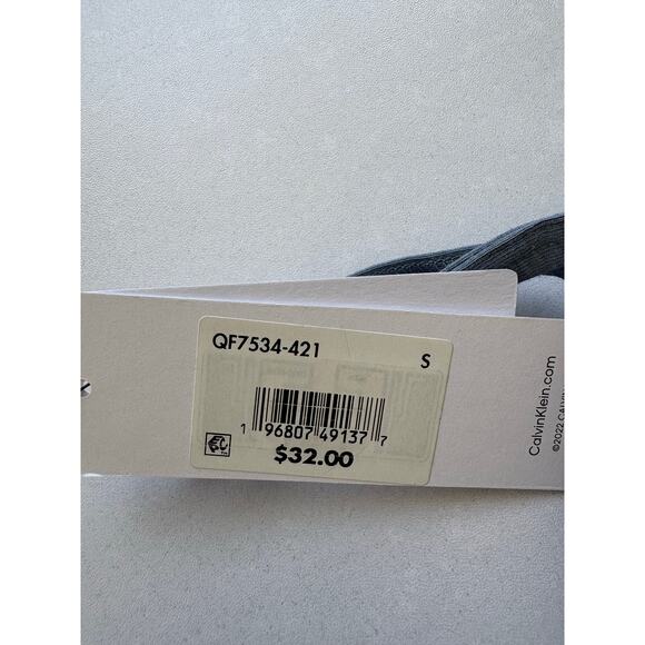 Calvin Klein Women's Archive Logo Lightly Lined Bralette Blue Size Small - Picture 7 of 8